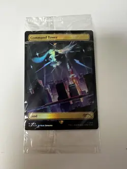 MTG Command Tower RAINBOW FOIL Secret Lair x Hatsune Miku 0806 NM - Image 1