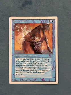 Power Leak, Revised Edition, Magic the Gathering MTG - Image 1