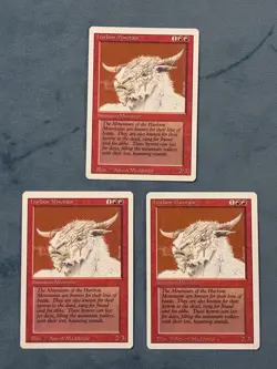 Hurloon Minotaur x3, Revised Edition, Magic the Gathering MTG - Image 1