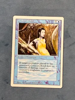 Creature Bond, Revised Edition, Magic the Gathering MTG - Image 1