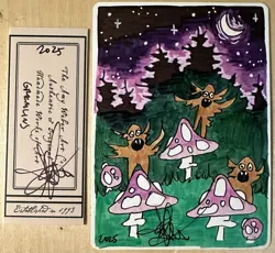 MTG ARTIST PROOF MTG Phyrexian Gremlins AP Sketch Art Amy WEBER - Image 1