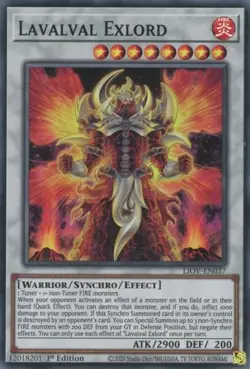Lavalval Exlord - LIOV-EN037 - NM - Super Rare - 1st ed - Yugioh - Image 1