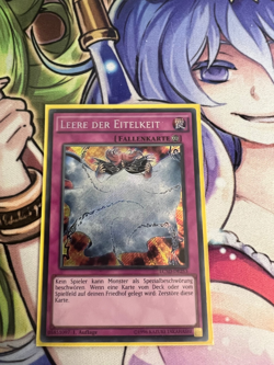 VANITY'S EMPTINESS SECRET RARE GERMAN LC5D-EN253 DE253 NEAR MINT YUGIOH TCG - Image 1