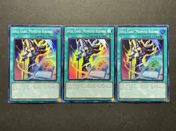 3x Spell Card "Monster Reborn" | INFO-EN099 | Super Rare | 1st Edition | YuGiOh! - Image 1