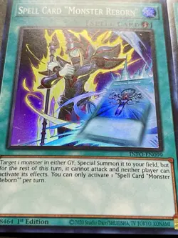3x Spell Card "Monster Reborn" | INFO-EN099 | Super Rare | 1st Edition | YuGiOh! - Image 2