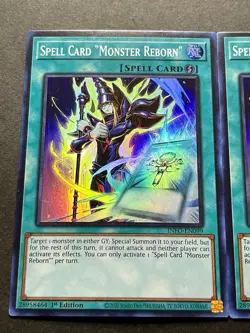 3x Spell Card "Monster Reborn" | INFO-EN099 | Super Rare | 1st Edition | YuGiOh! - Image 3