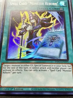 3x Spell Card "Monster Reborn" | INFO-EN099 | Super Rare | 1st Edition | YuGiOh! - Image 4