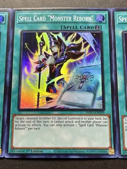 3x Spell Card "Monster Reborn" | INFO-EN099 | Super Rare | 1st Edition | YuGiOh! - Image 5