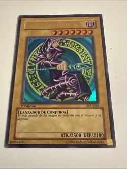 YuGiOh! Yu Gi Oh Dark Magician 1st Ed Ultra Rare BIY-S006 Spanish Mago Oscuro - Image 2