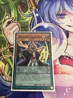 WISDOM-EYE MAGICIAN FRENCH SUPER RARE SDMP-EN005 FR005 NEAR MINT YUGIOH TCG - Image 1