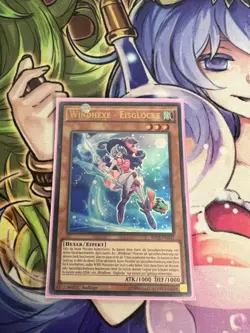 WINDWITCH - ICE BELL GERMAN ULTRA RARE RATE-EN007 DE007 NEAR MINT YUGIOH TCG - Image 1