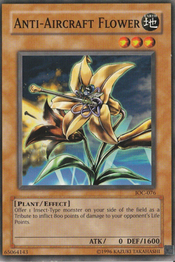 YUGIOH Anti-Aircraft Flower Invasion of Chaos IOC-076 Common Unlimited MP - Image 1