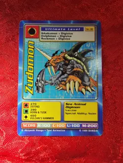 Bandai Digimon Trading Card Starter Deck 1 Zudomon St-38 - Image 1