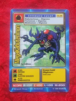 Bandai Digimon Trading Card Starter Deck 1 MegaKabuterimon St-28 1st Edition - Image 1