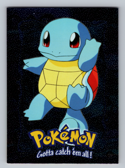 Pokemon Squirtle #07 E7 of 12 Topps Blue Logo Movie Card Stage 1 - Image 1