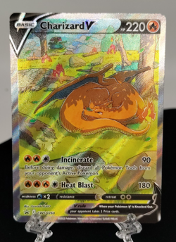 2022 Sword & Shield Black Star Promo Card Pokemon TCG Charizard V #SWSH260 LP !! - Image 3