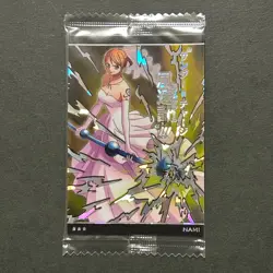 M560 Nami in Wedding Dress SR Holo Japanese One Piece Wafer Card Sealed - Image 1