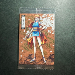 S1557 Nami in Kimono No.3 Japanese One Piece Wano Country Wafer Card Sealed - Image 1