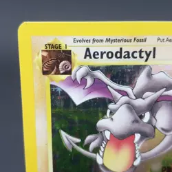 1st Edition Aerodactyl Fossil Prerelease 1/62 Pokemon Card Holo Rare WOTC 1999 - Image 2