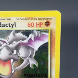 1st Edition Aerodactyl Fossil Prerelease 1/62 Pokemon Card Holo Rare WOTC 1999 - Image 5