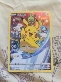 Pikachu SWSH020 Sword & Shield Promo Cards Holo NM - Image 1