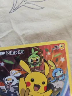 Pikachu SWSH020 Sword & Shield Promo Cards Holo NM - Image 2