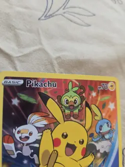 Pikachu SWSH020 Sword & Shield Promo Cards Holo NM - Image 3