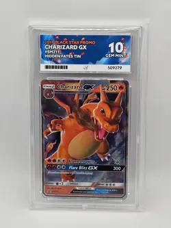 ACE 10 Charizard GX SM211 Black Star Promo Holo Pokemon Card - Gem Mint - Image 1