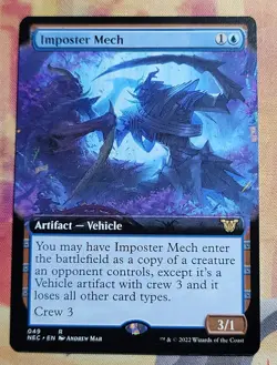 Imposter Mech (Extended Art) MTG Commander: Kamigawa: Neon Dynasty (NEC) NM - Image 1