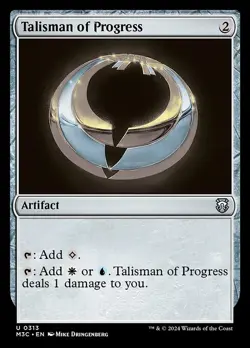 NM Talisman of Progress, MGT, Modern Horizons 3, Magic the Gathering, 313 - Image 1