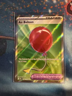 AIR BALLOON Ultra Rare Holo Trainer #166/132 Pokemon Mega Evolution English NM - Image 1