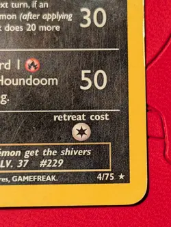 Houndoom #4/75 Pokemon Neo Discovery Unlimited Edition Holo Rare - Image 5
