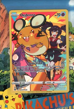 Pokemon TCG Dedenne #TG07/TG30 SWSH09: Brilliant Stars Trainer Gallery NM/M - Image 1