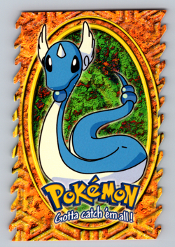 Pokemon TOPPS The Movie Animation Non Holo DIE CUT Dragonair 11 of 12 - LP - Image 1