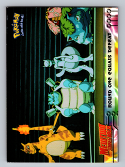 Round One Equals Defeat #26 Pokemon 1999 Topps Movie - Image 1