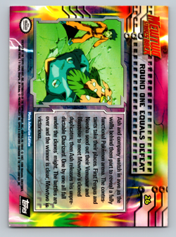 Round One Equals Defeat #26 Pokemon 1999 Topps Movie - Image 2