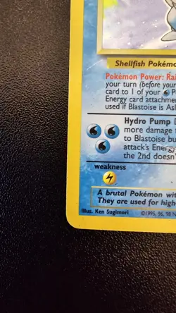 Blastoise 2/102 Holo Rare 1999 Pokemon Unlimited Base Set HP - Image 3