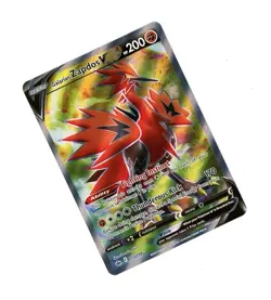 2021 Pokemon GALARIAN ZAPDOS V FULL ART HOLO RARE 173/198! NM - MINT - Image 1