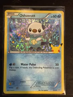 Oshawott 21/25 Regular Mcdonald's 25th Anniversary Promo Holo 2021 Pokemon - Image 1