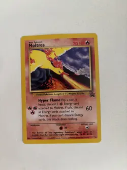 Pokemon 2000 Toshinao Aoki Black Star Promo Moltres #21 - Ungraded- Near Mint - Image 1