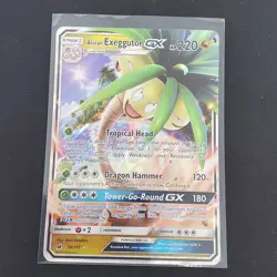Alolan Exeggutor GX - 74/111 Ultra Rare Crimson Invasion Pokemon TCG Nm-Mint - Image 1