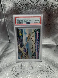 2000 Topps Pokemon The Movie The Beast Of The Sea PSA 10 - Image 3