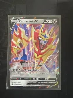 Zamazenta V SWSH019 Holo Sword & Shield Black Star Promo Pokemon TCG NM - Image 1