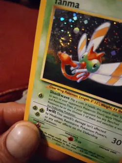 2001 Pokemon Yanma Neo Discovery UL Edition Holo Rare with Double Swirl #17/75 - Image 4