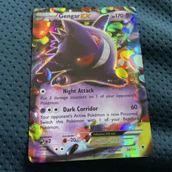 2014 Gengar EX 34/119 - Holo Rare - XY Phantom Forces - Pokemon TCG - NM - Image 1