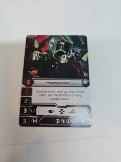 X-Wing Miniatures Quickdraw Alt Art Promo Card - Image 1
