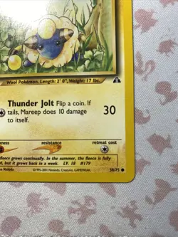Mareep 58/75 - Neo Discovery - Common - Pokemon Card TCG - MP - Image 4