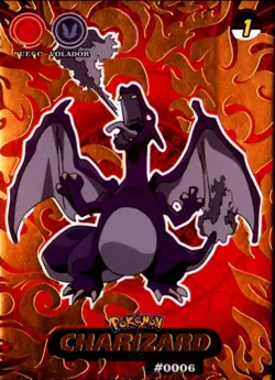 Pokemon Crystal Card Collection Set #0006 Dark Shadow Charizard Gold Ultra Rare - Image 1