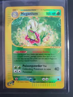Meganium 54/165 Reverse Holo - Expedition Base Set - Pokemon Card - Excellent - Image 1