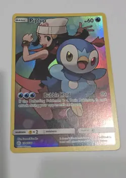 Piplup 239/236 Cosmic Eclipse SECRET RARE Pokemon Card - Image 2
